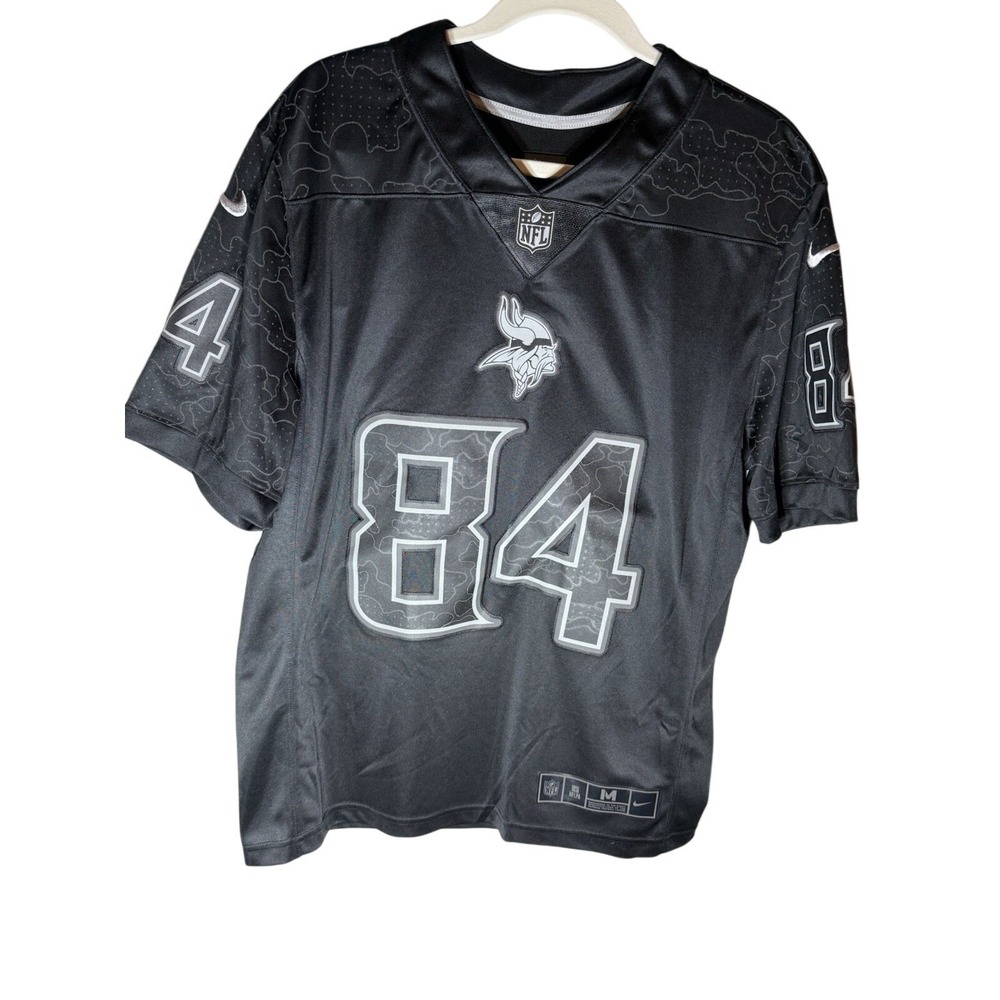 Nike Minnesota Vikings Randy Moss 84 Black Camo NFL Jersey Mens Medium